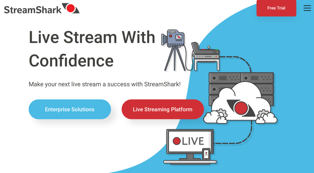 live streaming platform streamshark