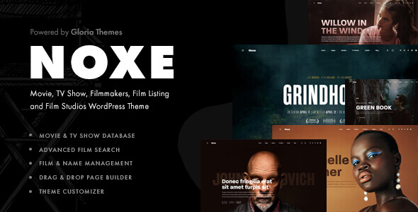 Noxe Movie Studios and Filmmakers Theme