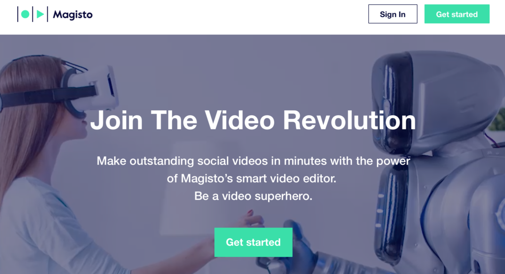 online video editor Magisto