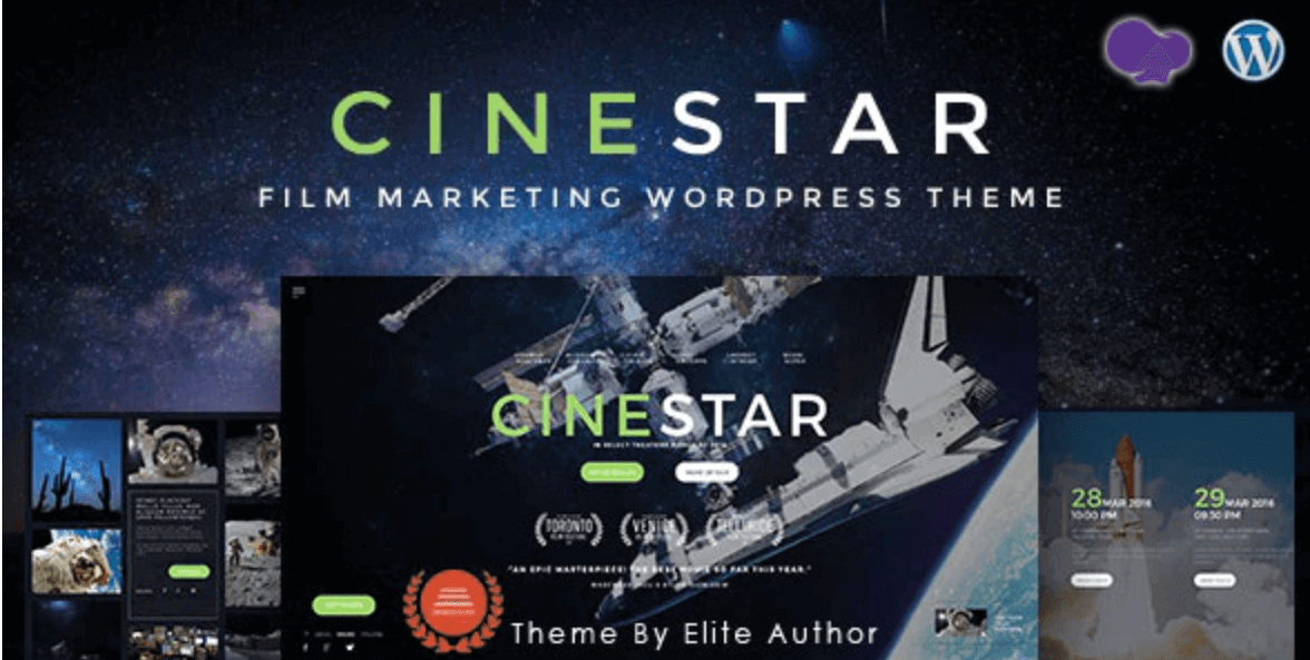 Film Marketing Responsive WordPress Theme